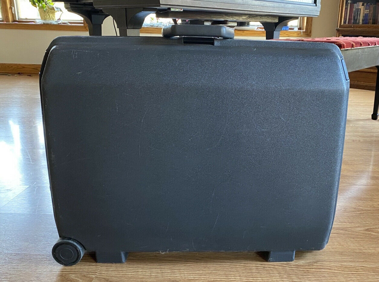 Samsonite 1980 Vintage Oyster Rolling Suitcase con cerradura Etsy