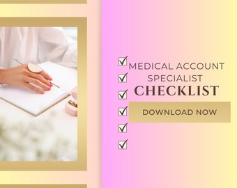 Lista di controllo dello specialista del conto medico