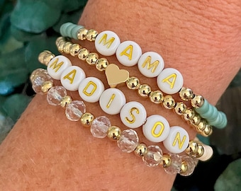 Personalized jewelry for women Name bracelet Gift for mama gift for her custom name bracelets for women birthday gift for women jewelry