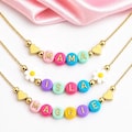 Back to school gift first day of school gift first day of kindergarten gift mommy and me bracelet preschool gift mama and mini necklace