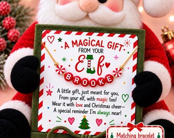 Elf accessories elf props elf kit elf clothes stocking stuffers for kids Christmas kids jewelry girls Christmas gifts elf arrival elf outfit