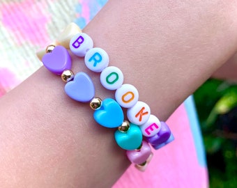 Easter gifts for kids jewelry kids easter basket bracelet  kids personalized name bracelet personalized gift for kids birthday gift for girl