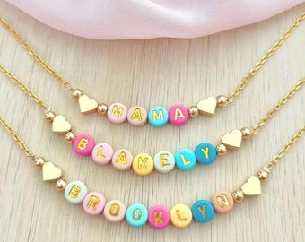 Kids gifts for girls kids birthday gift personalized kids necklace kids and baby kids Jewelry big sister gift toddler gift flower girl gift