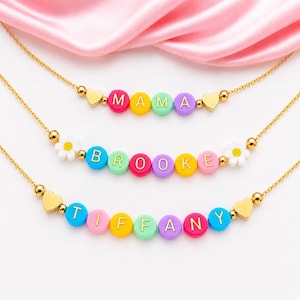 name necklace back to school kids personalized gifts girl gift girls jewelry kids Christmas gift stocking stuffers for kids girls necklace