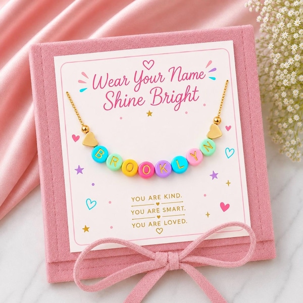 kids personalized gifts girls jewelry kids Christmas gift stocking stuffers for kids toddler jewelry gift for granddaughter gift for niece