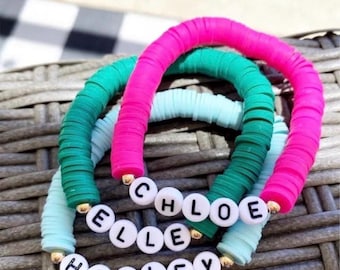 Kids name bracelet friendship bracelet word bracelet gift for friend mama bracelet name bracelet womens jewelry Christmas gift for her mom