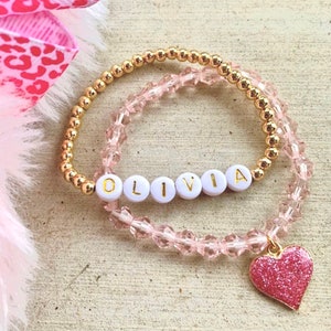 Kinder Schmuck personalisiert Name Armband für Mädchen Kleinkind Schmuck für Mädchen Kinder Armband Kleinkind Schmuck Name Armband Kinder Geburtstag Geschenk