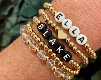 Personalized bracelet custom name bracelet mama gift Womens bracelet personalized jewelry new mom gift for her mama bracelet word bracelet