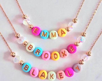 kids Easter gifts girls Easter gifts for kids birthday gifts for kids girls gifts for girls teen girl gift kids name necklace kids toy