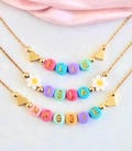 Kids name necklace kids gifts easter basket stuffers for kids gifts for teens gifts for kids girls bracelets girls gift kids birthday gift