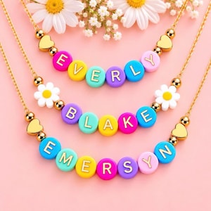 kids name necklace kids Christmas gifts stocking stuffers gifts for kids kids jewelry girls birthday gift name necklace tween girl gift