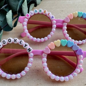 Kids jewelry kids sunglasses gift for kids birthday toddler sunnies jewelry personalized jewelry girls personalized kids gift