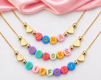first day of school gift for students kindergarten gift preschool gift prek back to school gift for kids mother daughter jewelry necklace