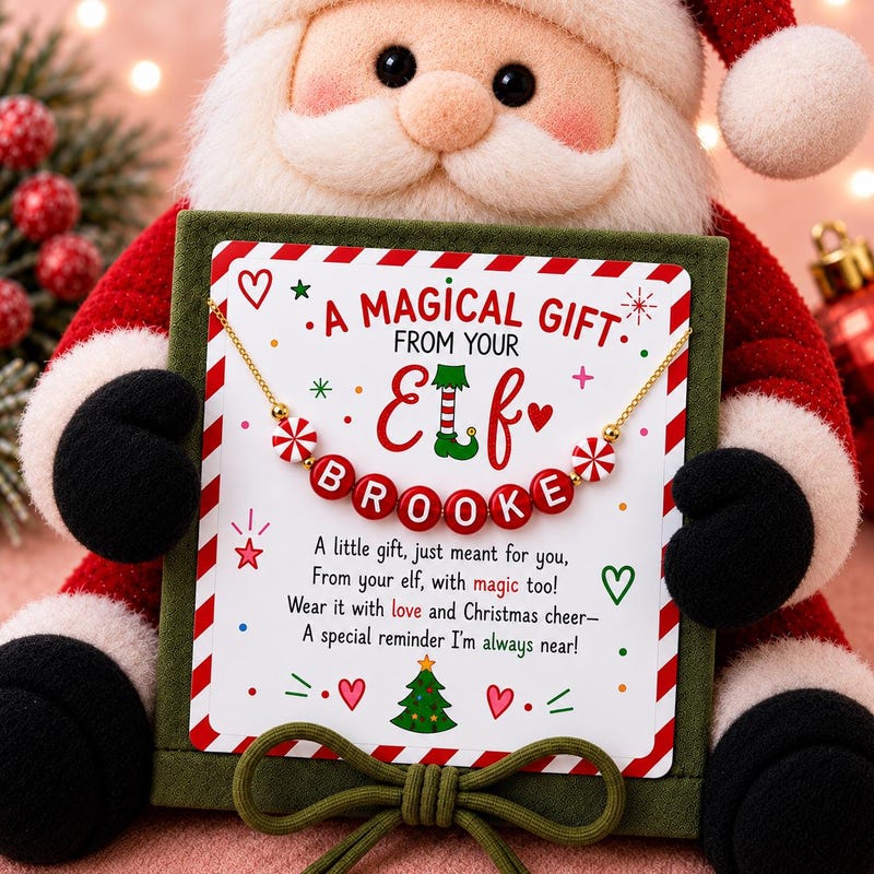 Stainless Steel Elf Accessories, Elf Props, Elf Kit, Elf Clothes, Kids Jewelry, Girls Necklace, Girls Christmas Gifts, Kids Stocking Stuffers, Elf Arrival, Kids Toys