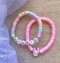 Kids Easter gift for kids Easter basket stuffer kids jewelry Easter bunny Easter bracelet kids name bracelet personalized gift for toddlers