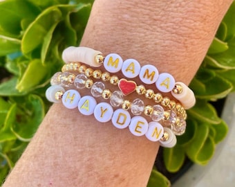 Auntie gift for grandma gift for Gigi bracelet nana bracelet auntie bracelet personalized jewelry name bracelet pregnancy announcement gift