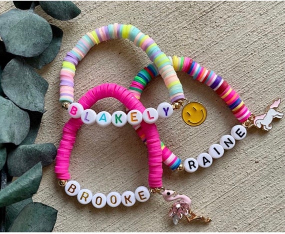 Name Bracelet for Little Girl, Valentines Day Gift for Girls