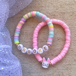 Kids Easter gift for kids Easter basket gift kids jewelry kids bracelet Easter bracelet kids personalized gift personalized name bracelet