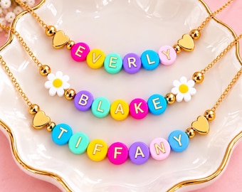 Teen girl necklace | colorful beaded jewelry | tween girl gift | birthday gift | teen Christmas gift