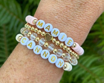 Pulsera personalizada con nombre: Regalo para la abuela, la tía o Gigi.