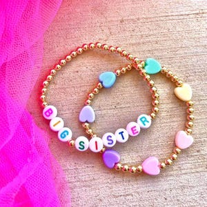 Big sister gift kids bracelet toddler jewelry personalized gift for kids girls kids jewelry toddler bracelet birthday gift for kids girls