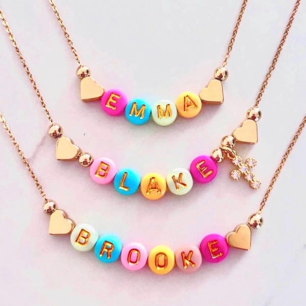 Name necklace Birthday gift Mommy and me outfits birthday gift for girls Mother’s Day gift for mom family necklaces spring jewelry necklace