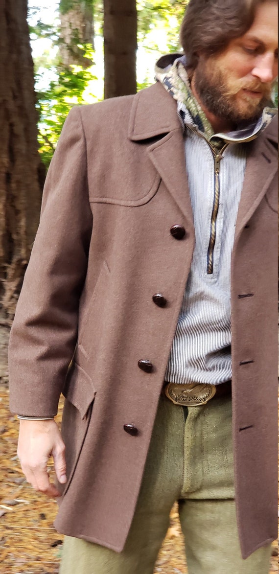 Vintage Pendleton Wool Car Coat / Wool Coat / Pend