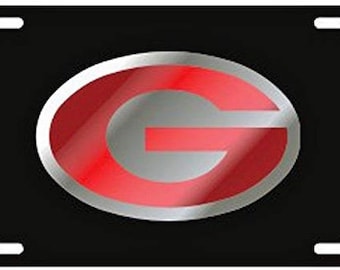 Georgia Bulldogs Laser Cut License Plate / Car Tag Licensed NCAA