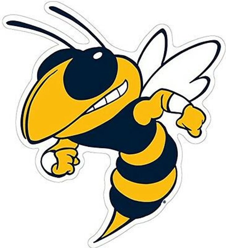 Georgia Tech Yellow Jackets 12 Premium VInyl Decal Licensed NCAA