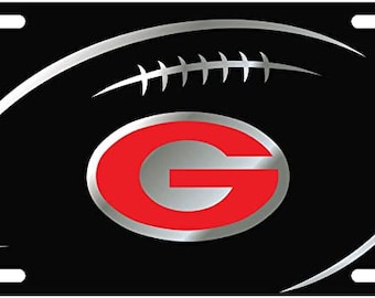 Georgia Bulldogs Laser Cut License Plate / Car Tag Licensed NCAA