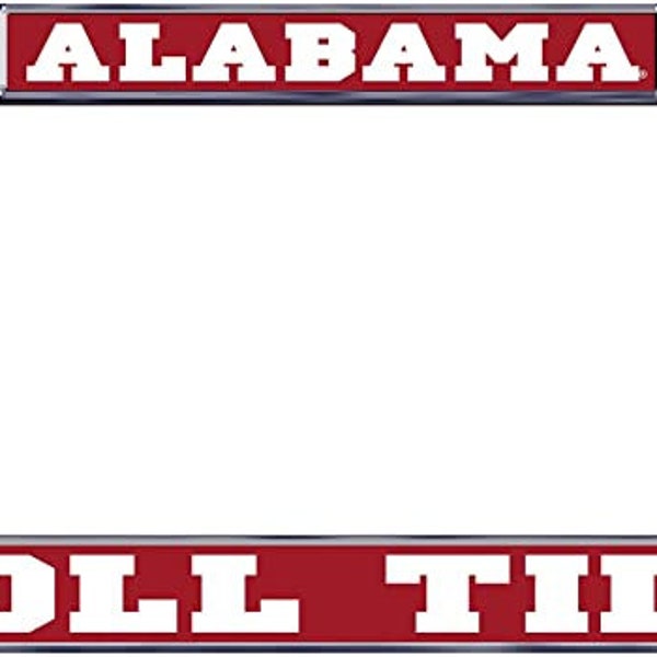 Alabama License Plate Car Frame Roll Tide