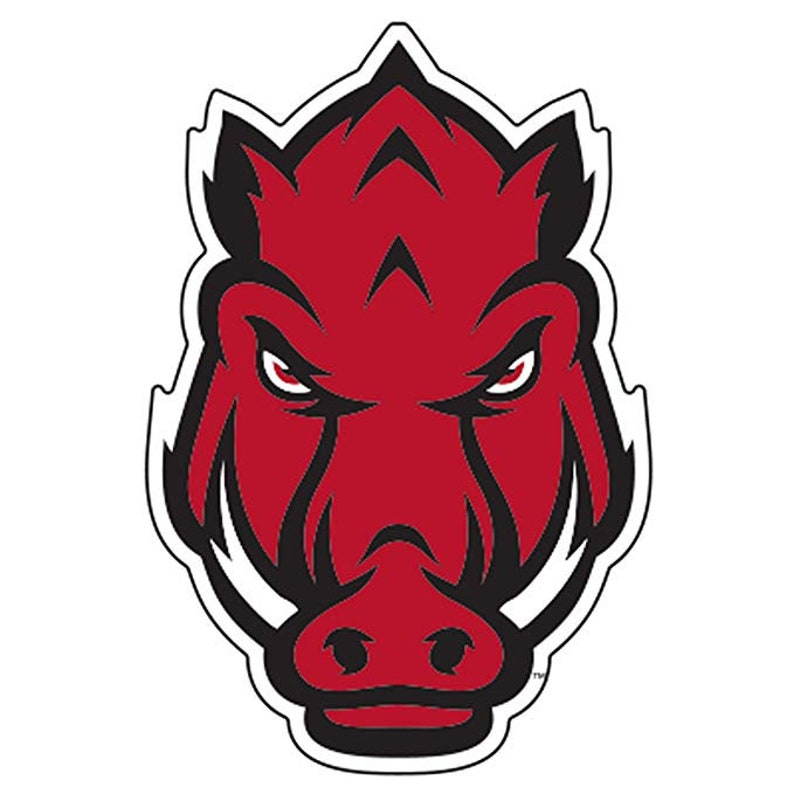 Arkansas Razorbacks 4 Premium Vinyl Decal Licensed NCAA Etsy