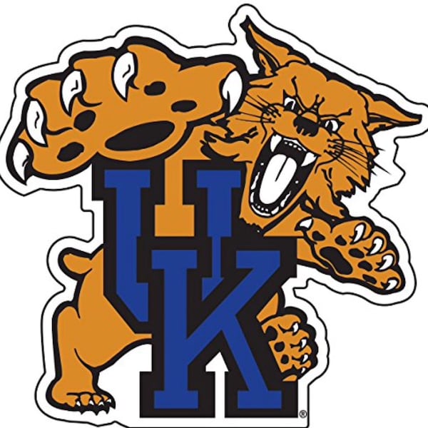 Kentucky Wildcats, UK 4" PRemium VInyl Decal  LIcensed NCAA