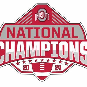 Ohio State Buckeyes 12” Premium VInyl  Decal Licensed NCAA National Championship
