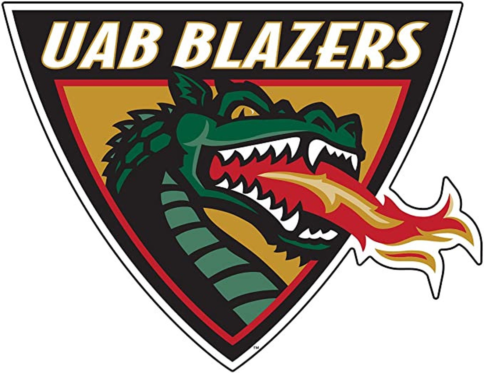 UAB Blazers 4 Premium Vinyl Decal Licensed NCAA Etsy