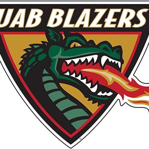 UAB Blazers  4" Premium VInyl  Decal Licensed NCAA