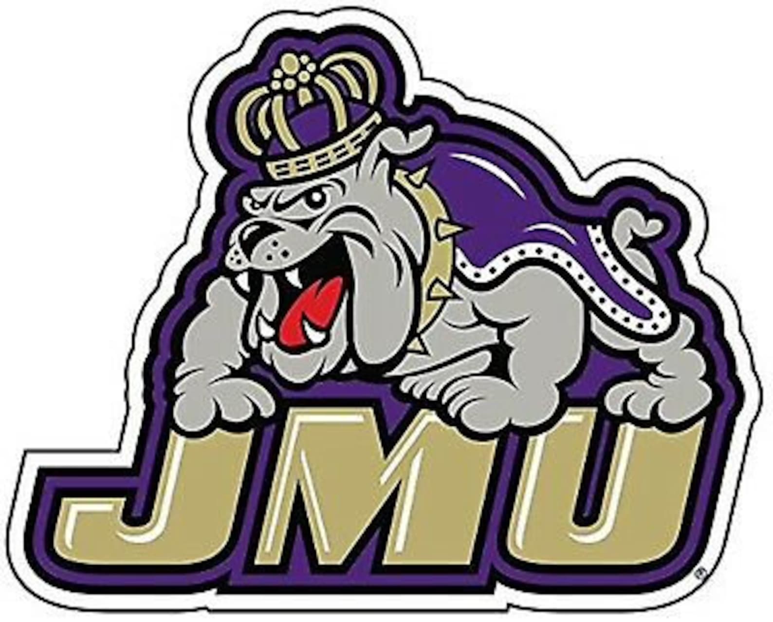James Madison Dukes 4 Premium Vinyl Decal Licensed NCAA Etsy