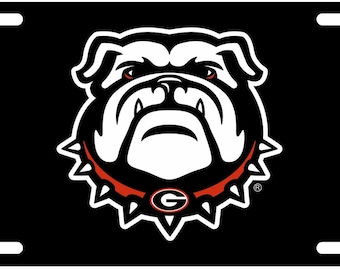 Georgia Bulldogs Decal License Plate / Car Tag NCAA