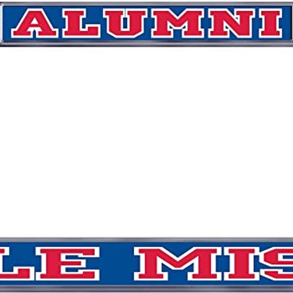 Ole Miss Alumni License Plate Tag Frame NCAA