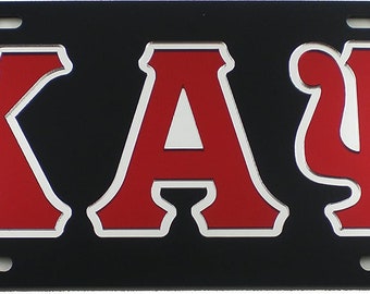 Kappa Alpha Psi Car Tag License Plate [Silver - Car/Truck]