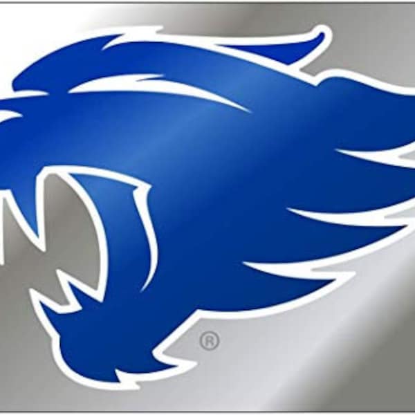 Kentucky Wildcats Car Decal - Removable 5" X 6" Vinyl Cling, Officially Licensed NCAA, Reusable - View #9