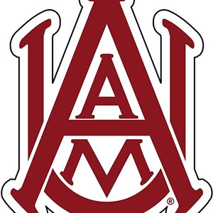 Alabama A&M 12" Premium VInyl  Decal Licensed NCAA
