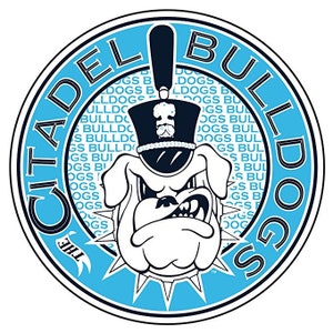 Citadel Bulldogs 4" Premium VInyl  Decal Licensed NCAA