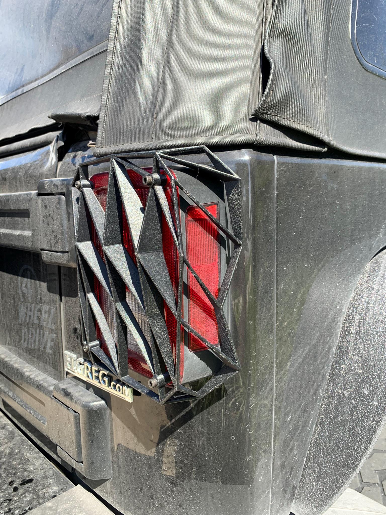 Jeep Wrangler Rear Light Guards - the Shift - Etsy