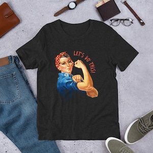Rosie the Riveter Vintage Design Unisex t-shirt