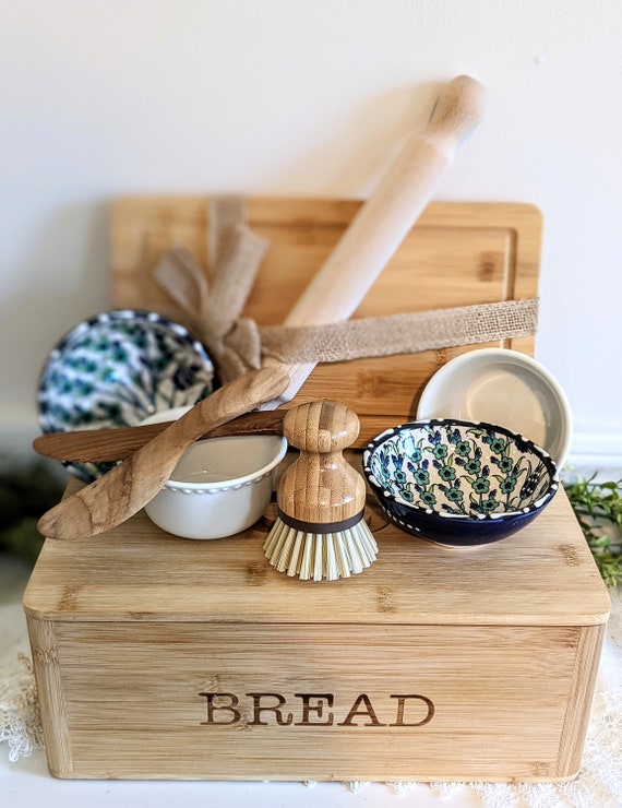 Bread Box Gift Box Set Etsy