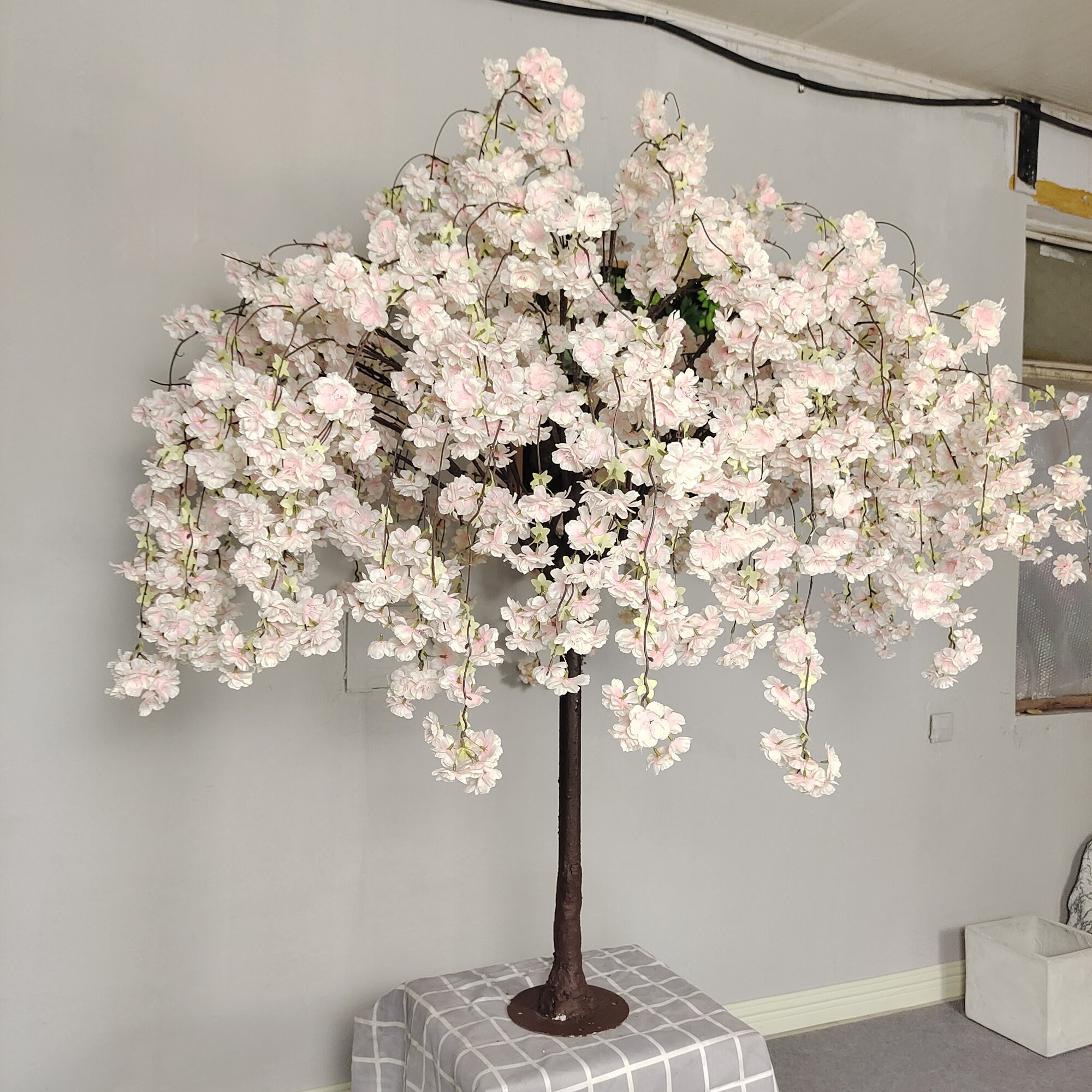 1.5 Meters High Artificial Cherry Tree Pink Cherry Tree Party Etsy