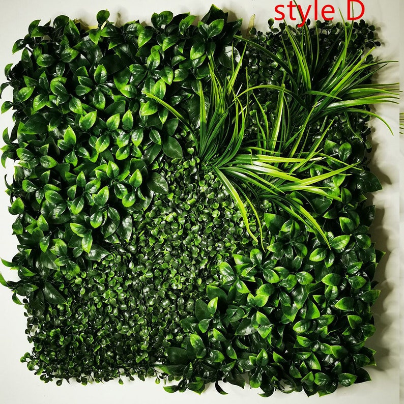 50CM50CM Artificial Flower Decoration Plant Panel Wall Etsy