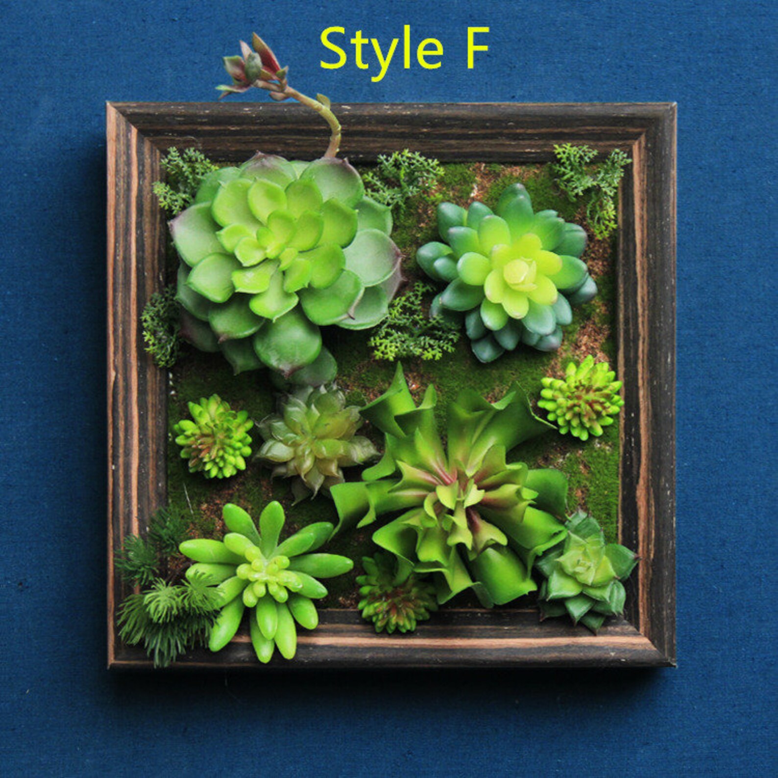 25cm25cm Artificial Plant Wall Photo Frame Decorative Wall Etsy