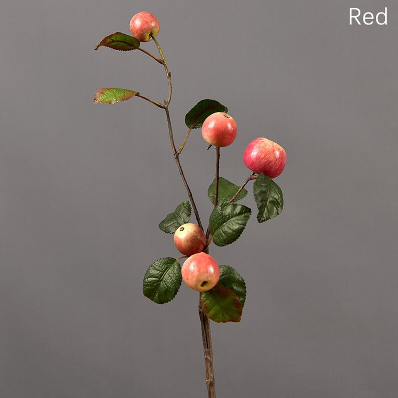 10 pieces Artificial apple branch fake flower branches Etsy